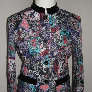 Colorful Paisley Print Women's Dress